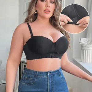Women's Oversized Underwear With A Half Cup Pull Up And A Front Buckle Design Suitable For Fuller Women 90D-110D B2612